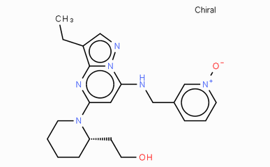 2S)-1-[3-乙基-7-[[(1-氧代-3-吡啶基)甲基]氨基]吡唑并[1,5-a]嘧啶-5-基]-2-哌啶乙醇